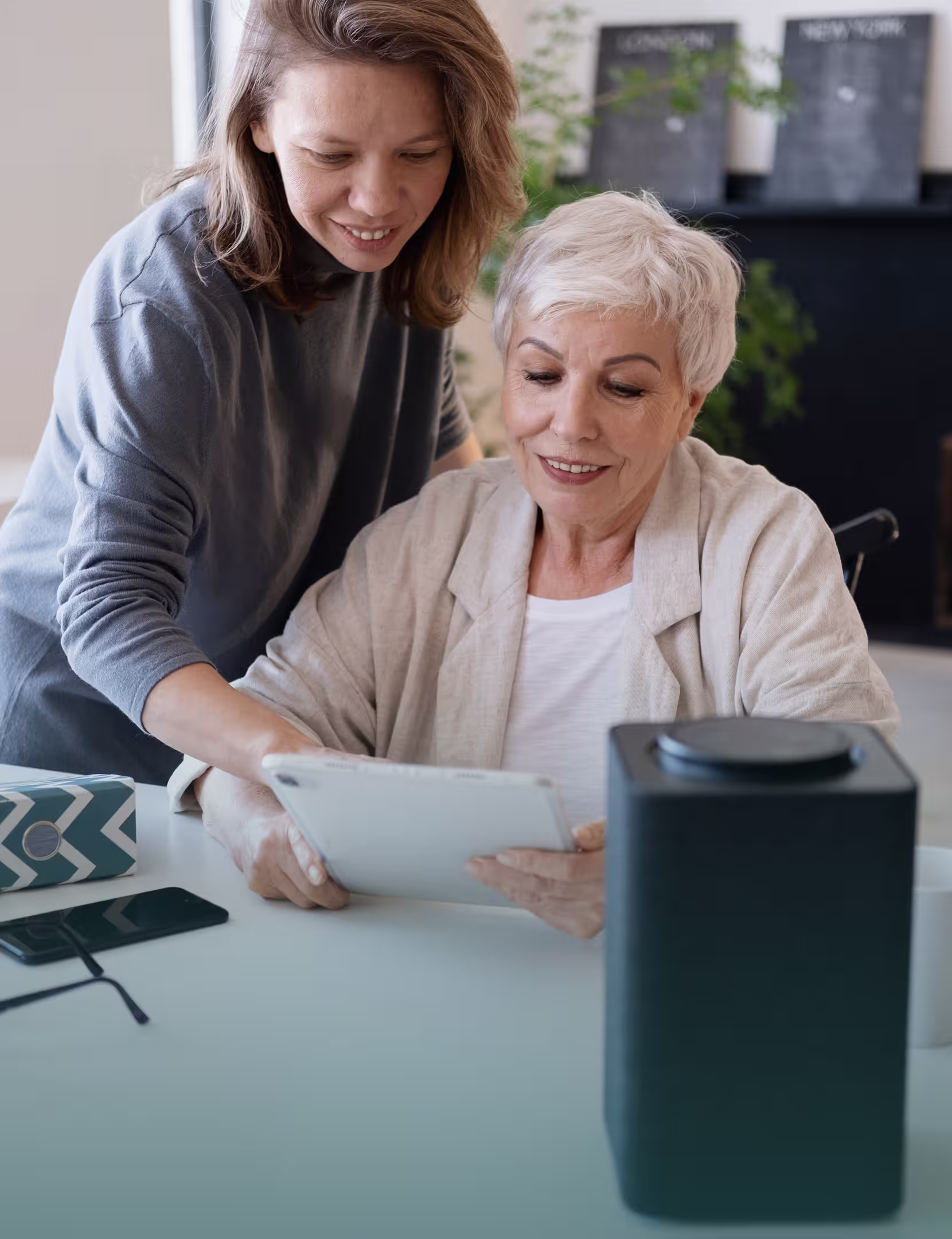 Residents socializing during community activity