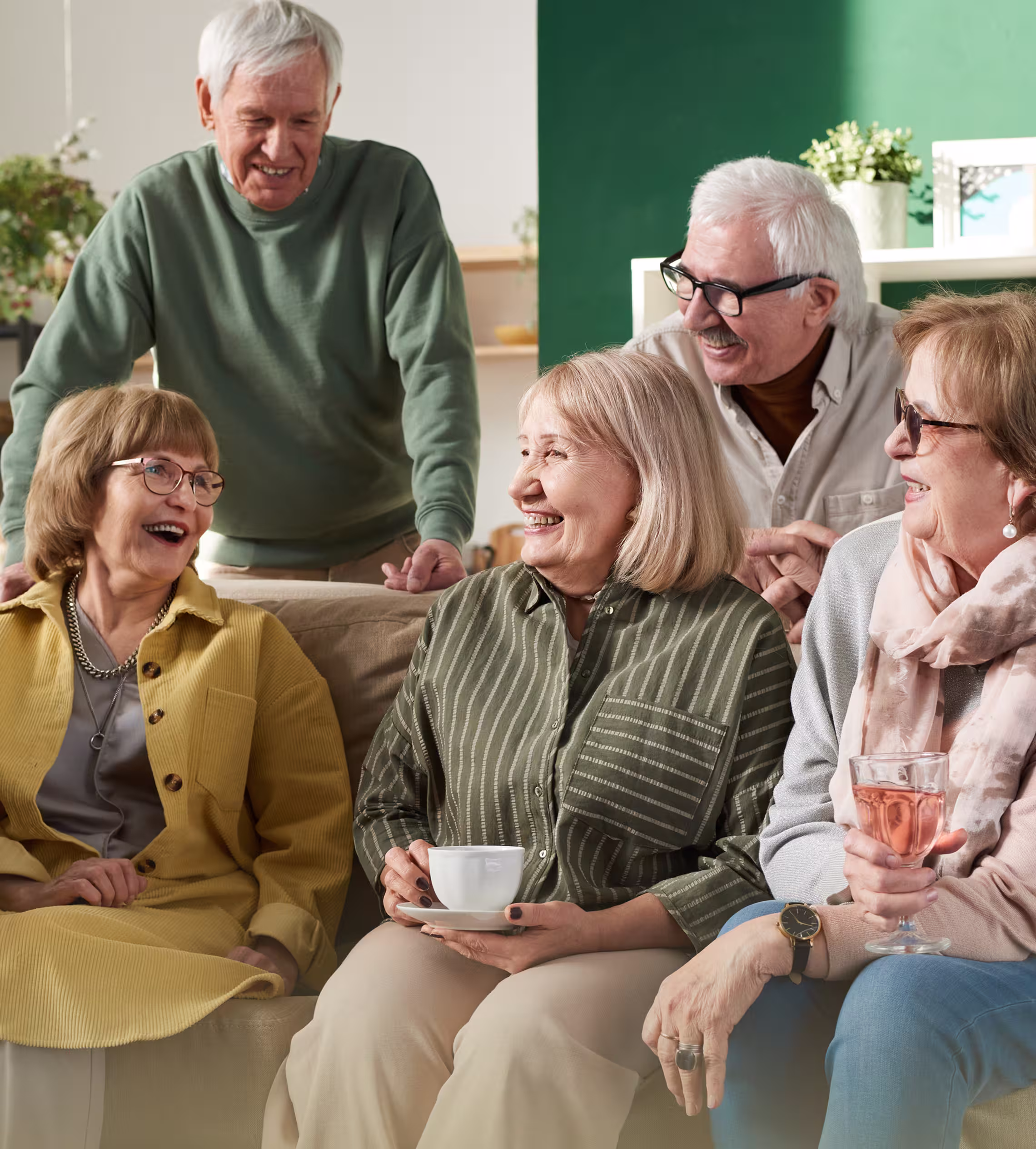 Happy seniors enjoying activities at Premier Living