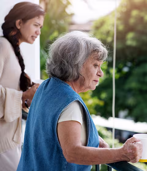 Professional caregiver working at Premier Living